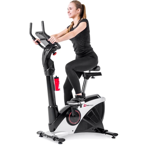 Велотренажер Hop-Sport HS-090H Apollo iConsole серебристый + мат
