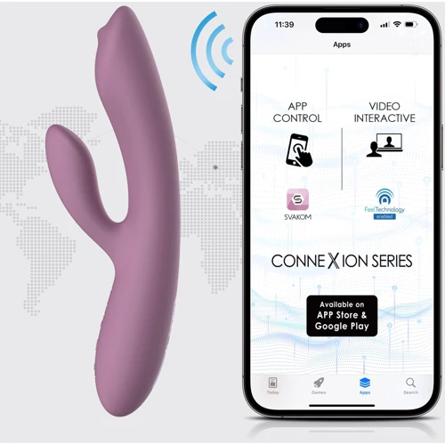 Вибратор кролик с жемчужной стимуляцией точки G Svakom Trysta Neo Violet