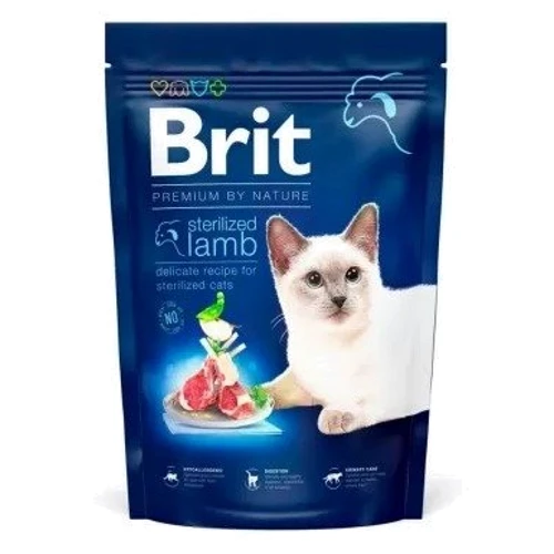 Сухой корм Brit Premium Sterilized Lamb для стерилизованных кошек Мясная тарелка ягненок 1.5 кг + 4 паучи (2700000049594): Класс Супер премиум