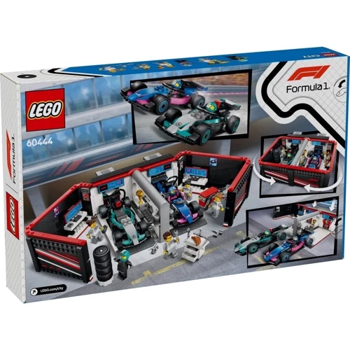 Конструктор LEGO City Гараж F1 и автомобили Mercedes-AMG и Alpine 678 деталей (60444) фото 7