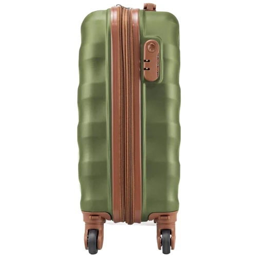 Чемодан Semi Line 20" (S) Green (T5710-1): Фактура Матовая, Гладкая