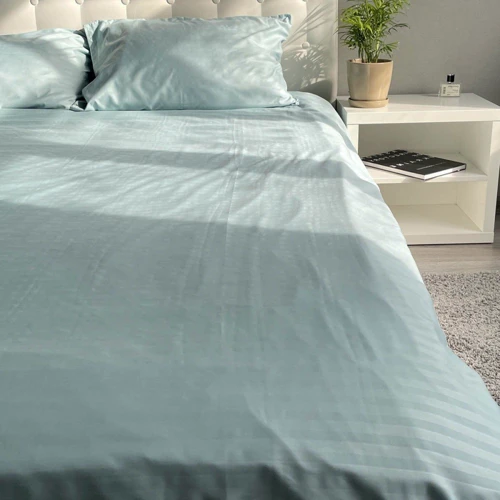 Комплект постельного белья Emily Fiber Marine Stripe микрофибра голубой полуторный (94031225): Размер наволочек, см 50x70