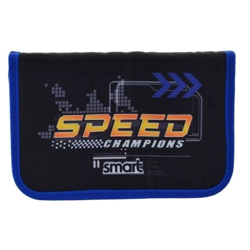 Пенал твердый одинарный без клапана Smart HP-02 Speed Champions: Материал Полиэстер