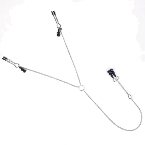 Зажимы для сосков и клитора Art of Sex Nipple and clit clamps Black Pearl