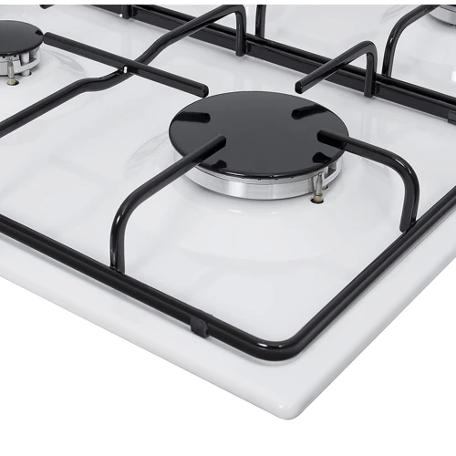Варочная поверхность газовая Perfelli HGM 616 W: Рабочая поверхность эмаль