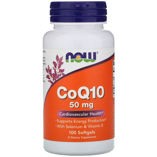 

Now Foods CoQ10, 50 mg, 100 Softgels (NOW-03193)
