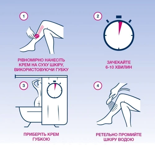 Veet Minima Крем для депиляции в душе для чувствительной кожи 150 ml: Объем, мл 150