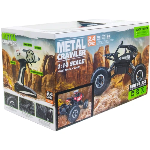 Автомобиль Off-Road Crawler на р/у – Where The Trail Ends (матов.черн., аккум.7.2V, мет.корпус,1:14) (SL-121RHMBl): Класс Багги