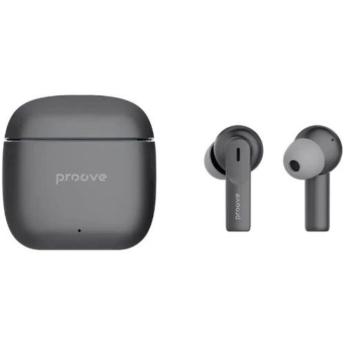 Наушники Proove Cold Sound TWS Gray/Black: Тип конструкции вакуумные