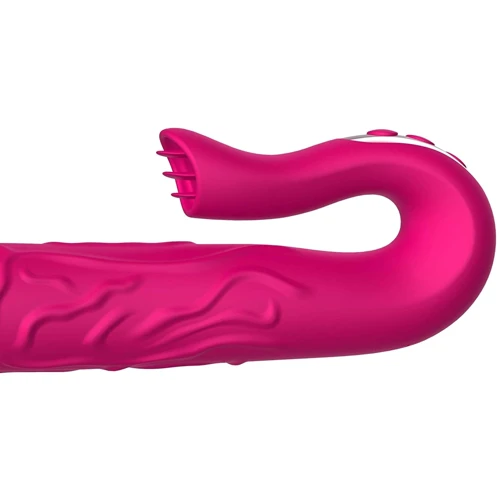 Вибратор BOSS Realistic Tongue Stimulating Dildo Vibrator