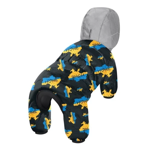 Комбинезон для собак WAUDOG Clothes рисунок Дом XS30, В 40-43 см, С 27-30 см: Длина спины 27-30 см