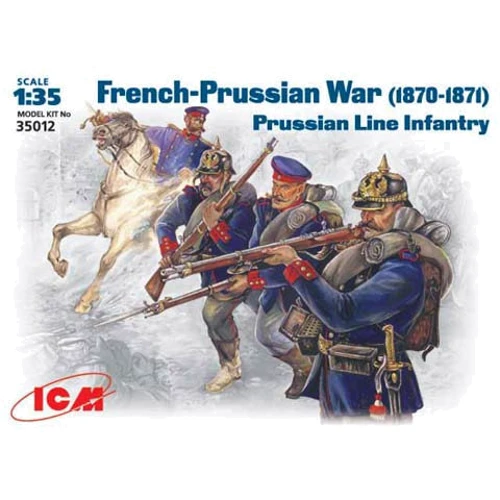 Набор фигурок ICM Прусская линейная пехота (1870-1871) (ICM35012)