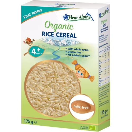 Каша безмолочная FLEUR ALPINE рисовая 175 г (1184029): Тип Каши безмолочные