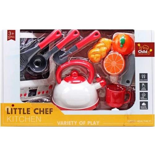 Плита на батарейках Mic Little Chef з продуктами та посудом (BC9004): Виробник Mic