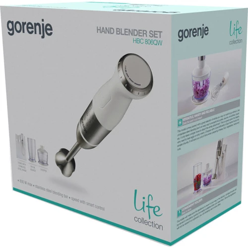 Блендер Gorenje HBC806QW: Объем чаши, л 0.5