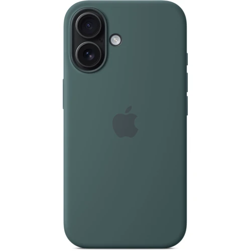 Чехол для iPhone Apple iPhone 16 Silicone Case with MagSafe - Lake Green (MYY83ZM/A): Тип чехла накладка на заднюю часть
