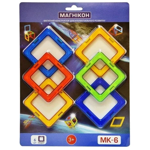 3D магнитный конструктор Магнікон MK-6