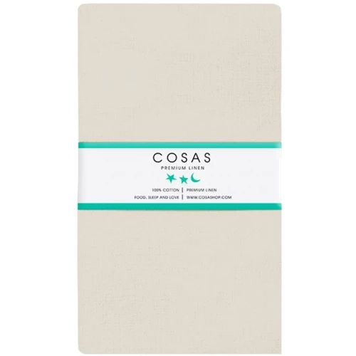 Набор простыней Cosas Beige/Zigzag mint grey 120x60 см (4822052056653)