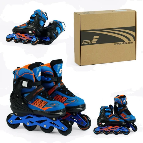Ролики раздвижные Best Roller колеса PU 11460-XL (42-45) Синие