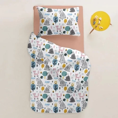 Комплект постельного белья Cosas Animals Forest Brick (4822052068687)