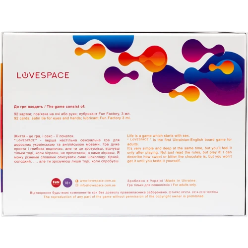 Настольная эротическая игра LOVESPACE