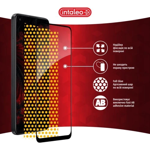 Аксессуар для смартфона Intaleo Tempered Glass Full Glue Black for Oppo A78 фото 6