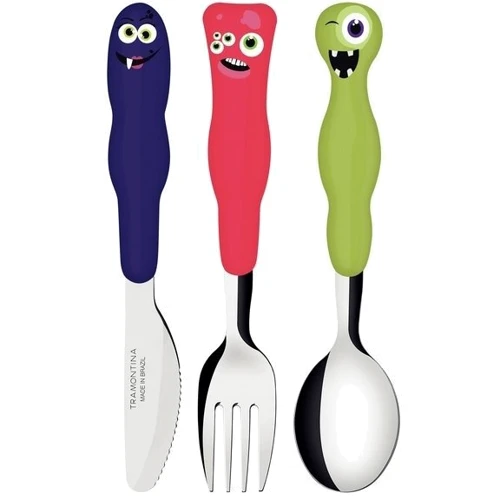 Набор столовых приборов Tramontina Baby Lirous 3 предмета (23797/910): Тип Набор