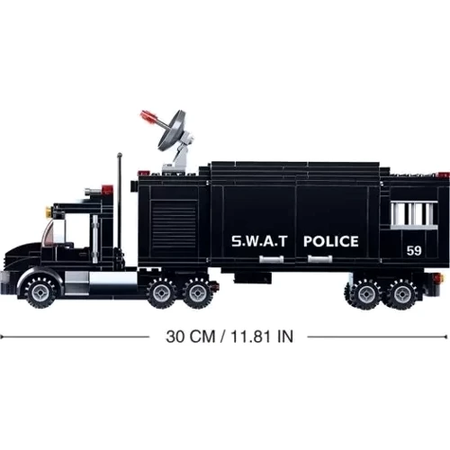 Конструктор Sluban Police Мобільний центр керування (M38-B0659) фото 6