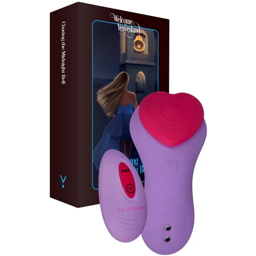 Вибромассажер FairyGasm HeartGem violet