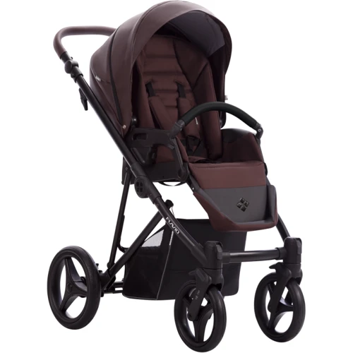 Коляска Bebetto FLAVIO PRO 11 Шоколад (503.12.22.P11): Возможность установки люльки есть
