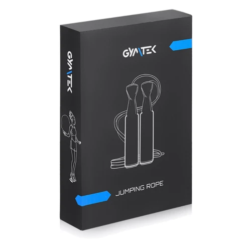 Скакалка Gymtek скоростная черная (5907766663614): Цвет черный