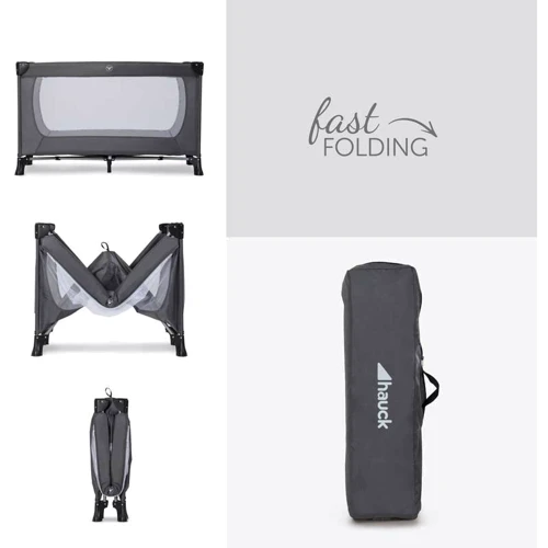 Детский манеж-кровать Hauck Dream N Play Plus (Grey)