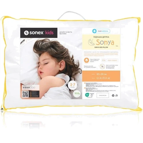 Подушка детская Sonex Sonya 40х60 см (SO102136): Материал чехла хлопок
