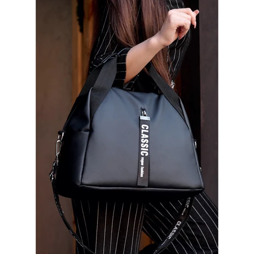 Женская спортивная сумка Sambag Vogue BZT черная (90108001e): Пол Женский