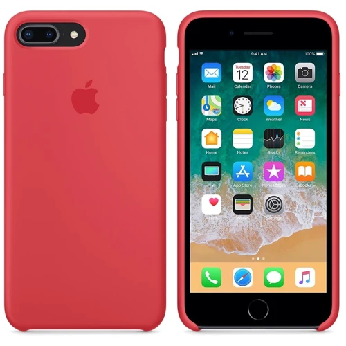 Чехол для iPhone Apple Silicone Case Red Raspberry (MRFW2) for iPhone 8 Plus/iPhone 7 Plus: Тип чехла накладка на заднюю часть