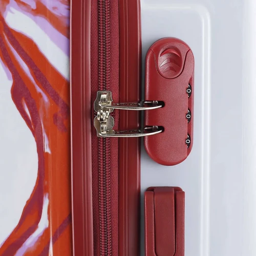 Валіза Semi Line 20" (S) White/Red Print (T5654-1) (DAS302888): Тип ручки Телескопическая ручка, Короткая ручка
