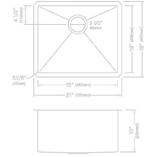 Кухонна мийка Kraus KHU101-21