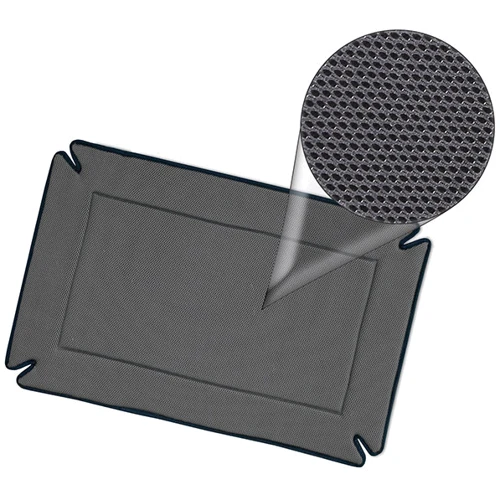 Підстилка K & H Odor-Control Crate Pad в клітку для собак 51x64 см сіра (7915)
