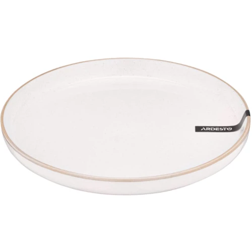 Тарелка обеденная Ardesto Apulia 26.6 см кремовая (AR2927AC)