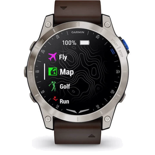 Смарт-часы Garmin D2 Mach 1 Aviator Smartwatch with Oxford Brown Leather Band (010-02582-55): Карты памяти нет
