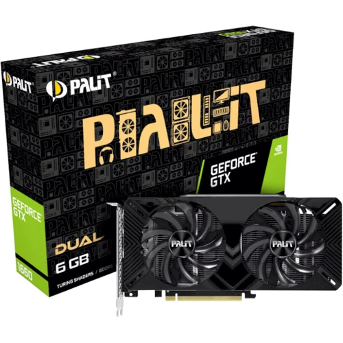 Видеокарта Palit GeForce GTX 1660 Dual (NE51660018J9-1161C) OEM