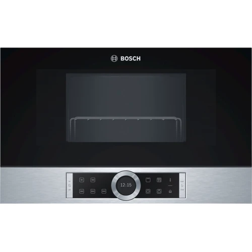 Встраиваемая микроволновая печь Bosch BER634GS1: Внутренний объем 21 л