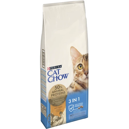 Сухой корм Purina Cat Chow Feline для взрослых кошек с индейкой 15 кг (7613034153746): Тип Сухой корм