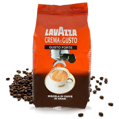 Кофе Lavazza Crema e Gusto Forte (В зернах) 1 кг (DL2740): Вид напитка кофе в зернах