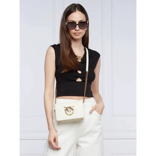 Женская сумка кросс боди PINKO LOVE CLICK MINI VITELLO SETA белая (100067A0F1Z14Q): Страна производитель Италия