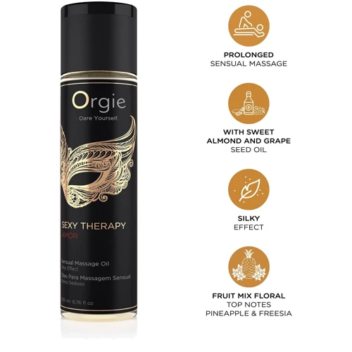 Массажное масло Orgie – Sexy Therapy Amor (200 мл), гибридное