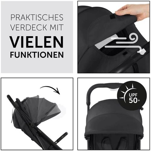 Коляска прогулочная Hauck Travel N Care Black (16014-5) фото 9