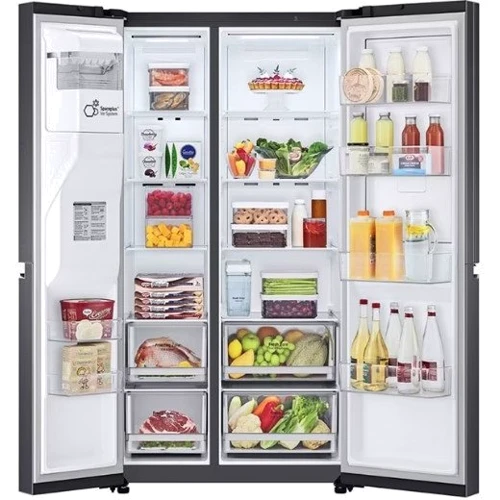 Холодильник Side-by-Side LG GSJV71MCTE: Размеры ВxШxГ, см 179х91х73.5