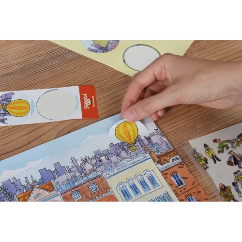 Набір перекладних наклейок Scribble Down з онлайн додатком Лондон, А4