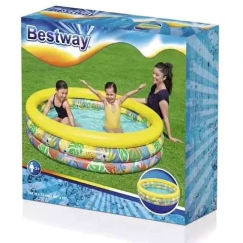 Басcейн детский Bestway Jumbo Hippo 168х38 см (51203) фото 2